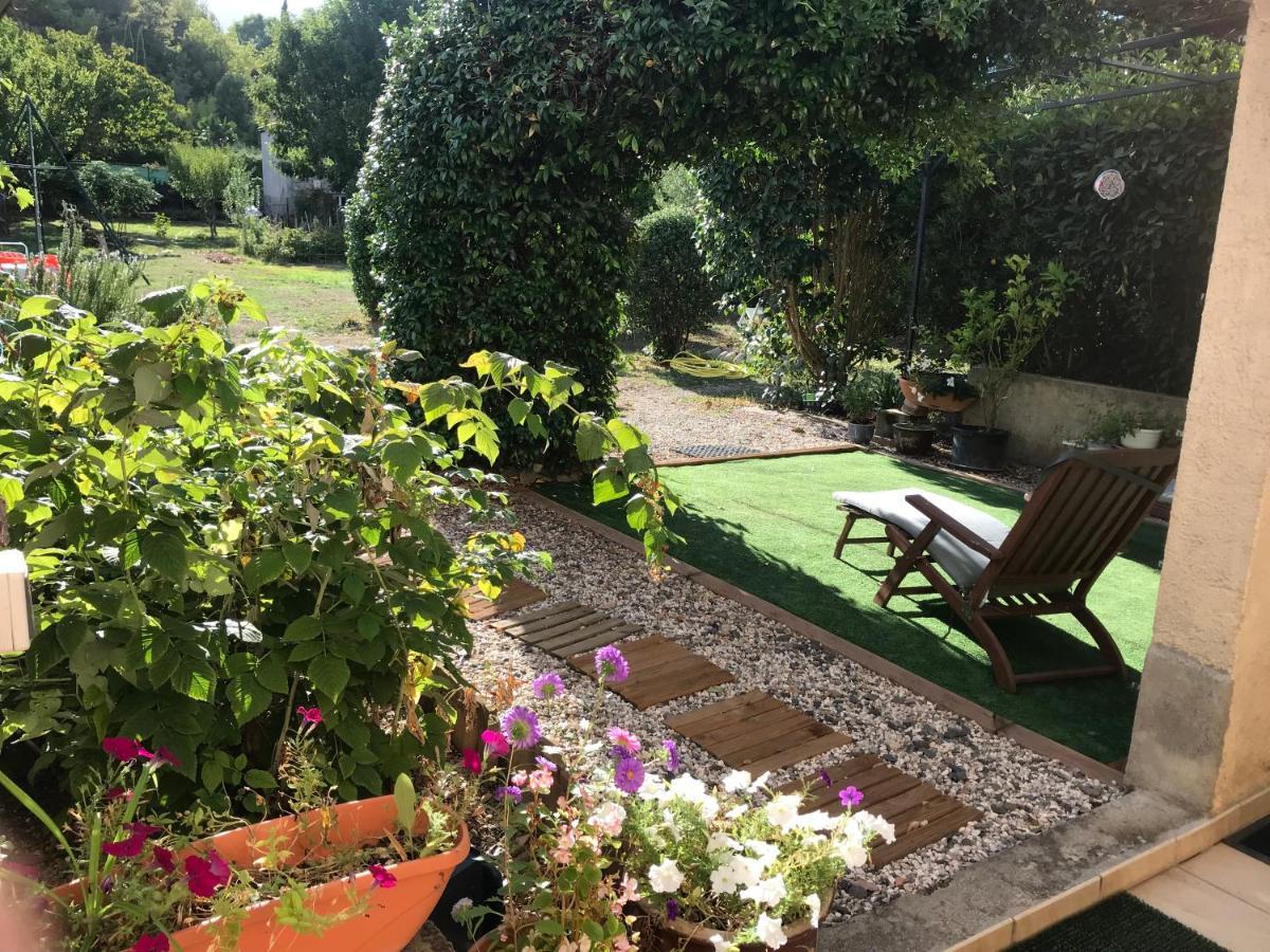 Chambre Et Salle De Bain Prive S'Ouvrant Sur Terrasse, Jardin Et Cuisine D'Ete 基扬 外观 照片