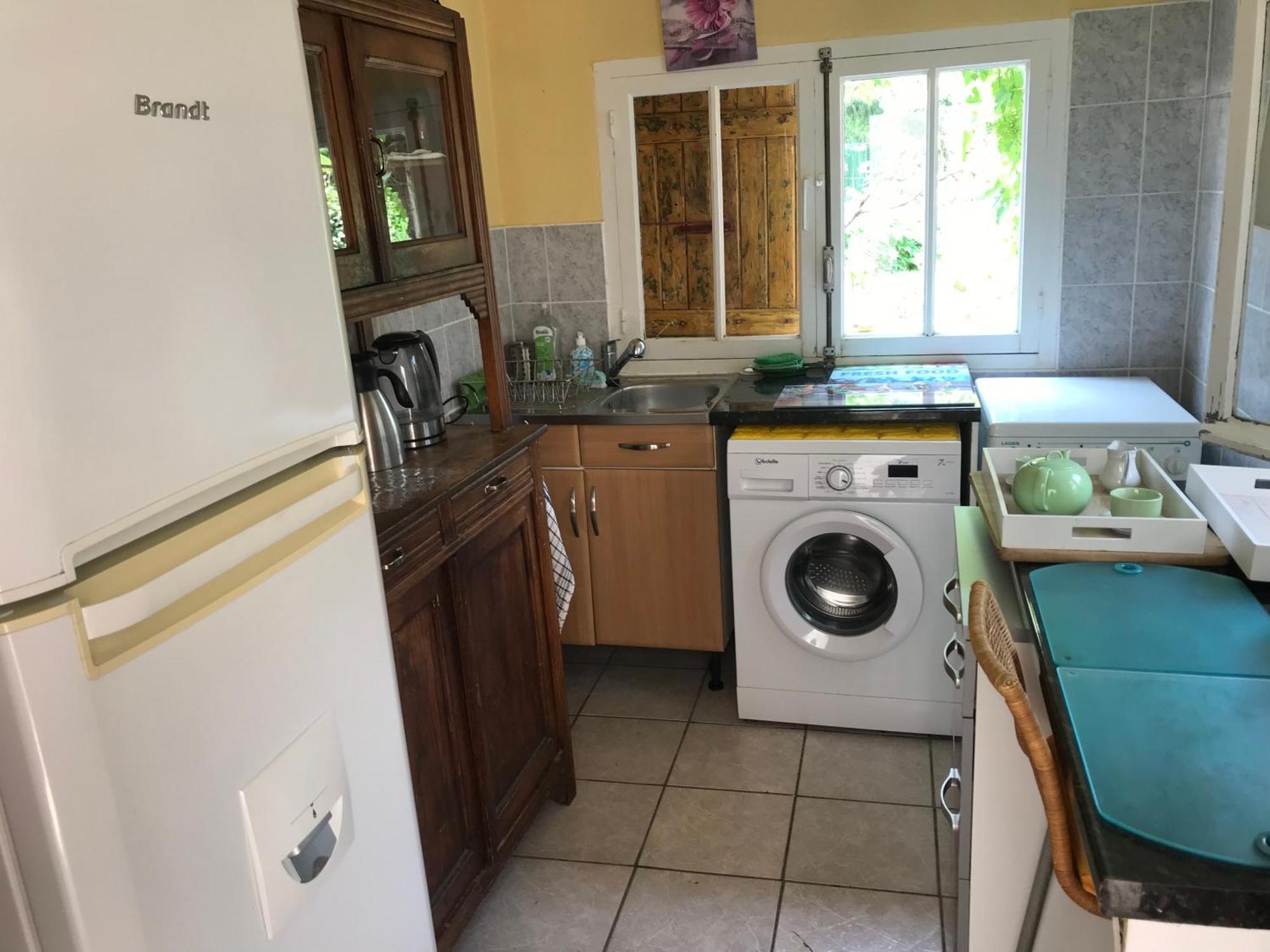 Chambre Et Salle De Bain Prive S'Ouvrant Sur Terrasse, Jardin Et Cuisine D'Ete 基扬 外观 照片